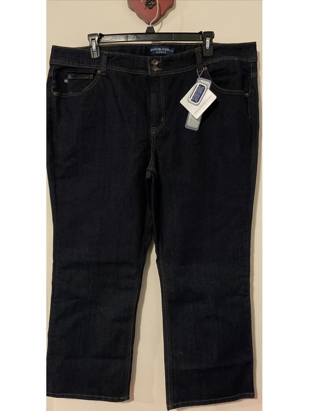 Bandolinoblu Womens 22w Arianna Bootcut Midrise Stretch Denim Jeans NWT! M1205